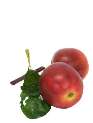 Äpple på kvist, röda, konstgjorda-0