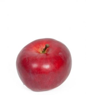 Äpple, rött, konstgjord frukt-0