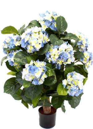 Hortensia på stam, blå, konstgjord-0