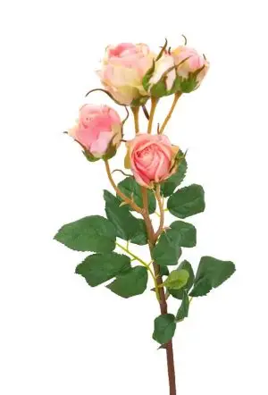 Kvistros, rosa, konstgjord blomma, 48 cm