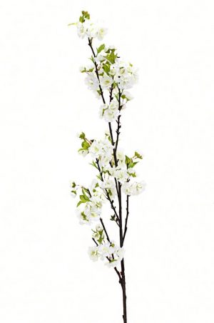 Körsbärsblom, vit, konstgjord blomma-0