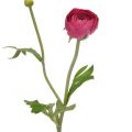 Ranunkel, lila, konstgjord blomma-0