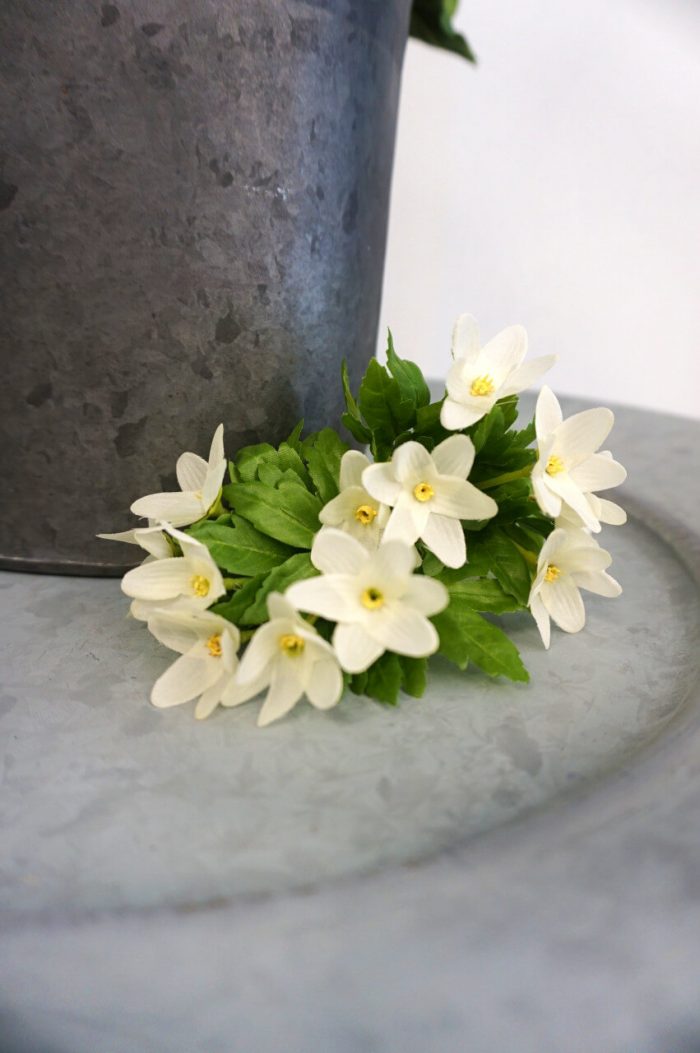Vitsippa, konstgjord blomma, 18 cm