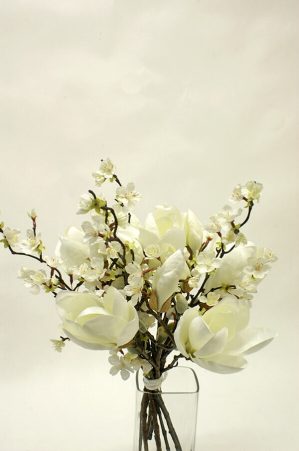 Bukett, Magnolia dream, konstgjord-0