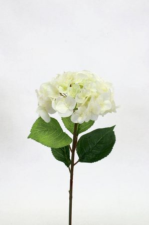 Hortensia, creme, konstgjord blomma-0