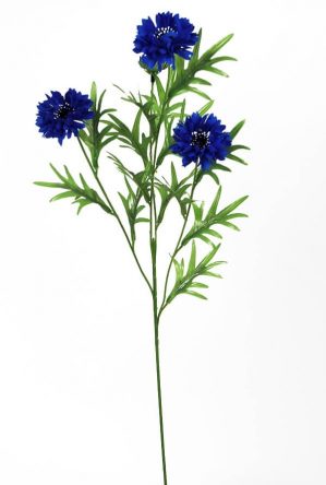 Blåklint, konstgjord blomma-0