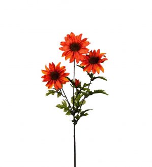 Rudbeckia, orange, konstgjord blomma-0