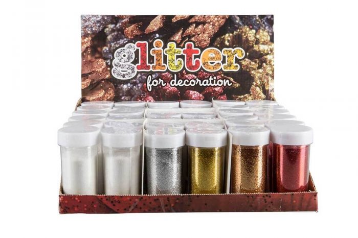 Puderglitter, koppar-0