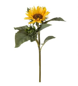 Solros, gul, konstgjord blomma-4232