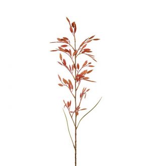 Gräs, tegel/orange hängande ax, konstgjort-0