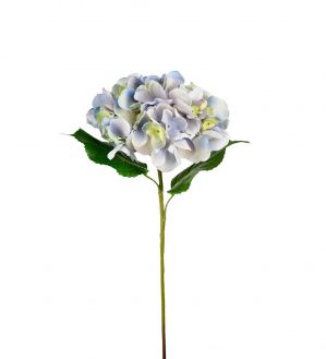 Hortensia,hydrangea, blå, konstgjord blomma-0