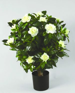 Gardenia, konstgjord blomma, vit-0