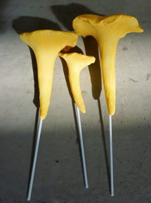 Kantareller, 3- pack, konstgjorda svampar-6611