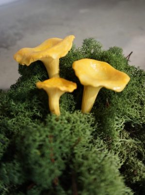 Kantareller, 3- pack, konstgjorda svampar-6612