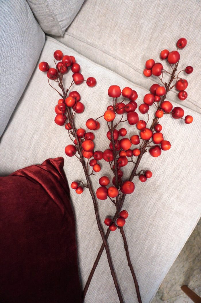 Prydnadsäpple, malus, äppelkvist, 65 cm