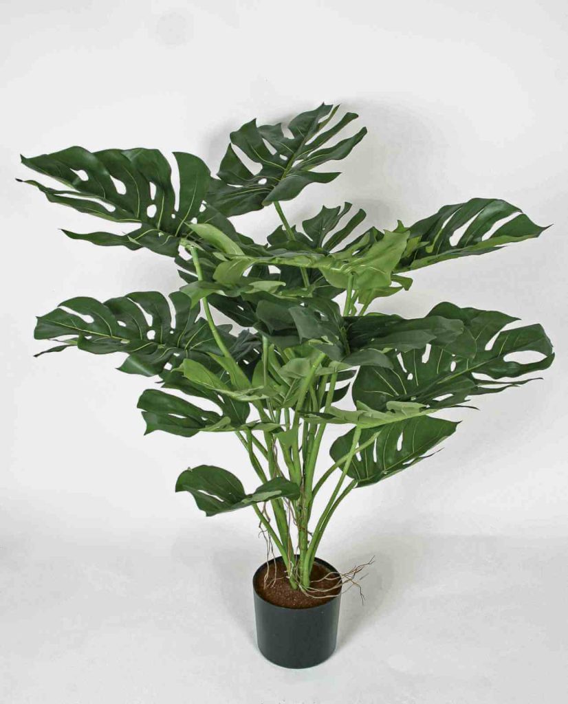 Monstera, konstgjord krukväxt, 90cm