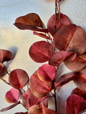 Eucalyptus, höstfärgad, konstgjord kvist, 95cm